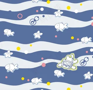 海洋元素底纹图片