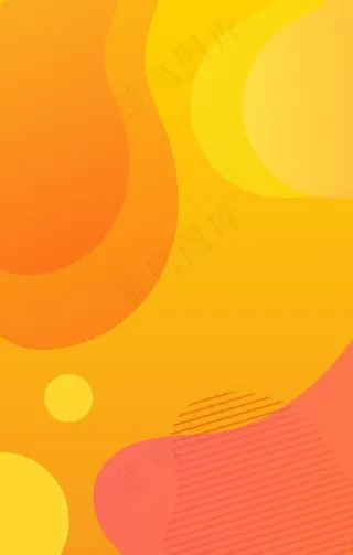 橘色 色彩艳丽背景图片