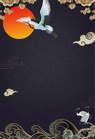 中国风海报背景图片