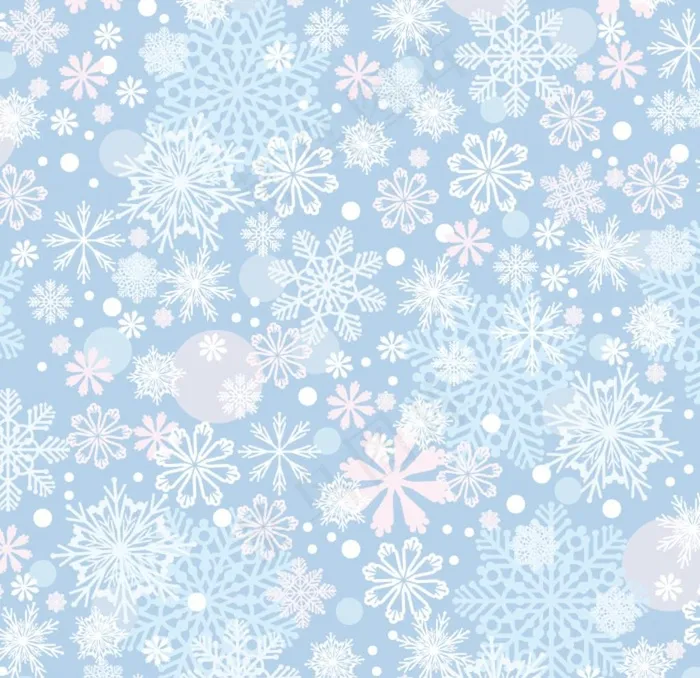 雪花底纹满印图片ai矢量模版下载