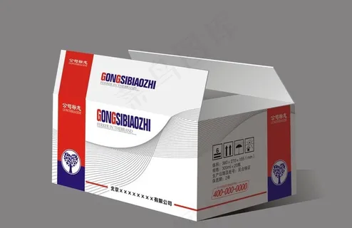 产品箱子（展开图）图片