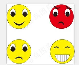笑脸难过表情业绩卫生图片