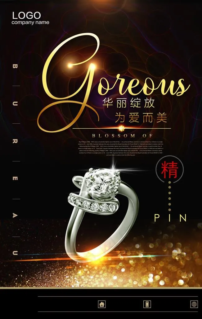 珠宝海报图片(3543X5315(DPI:150))psd模版下载