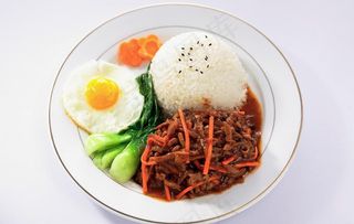 鱼香肉丝饭图片