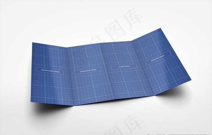 折页样机图片(3000X2000(DPI:300))psd模版下载