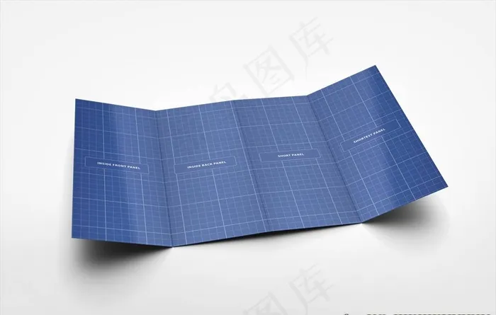 折页样机图片(3000X2000(DPI:300))psd模版下载
