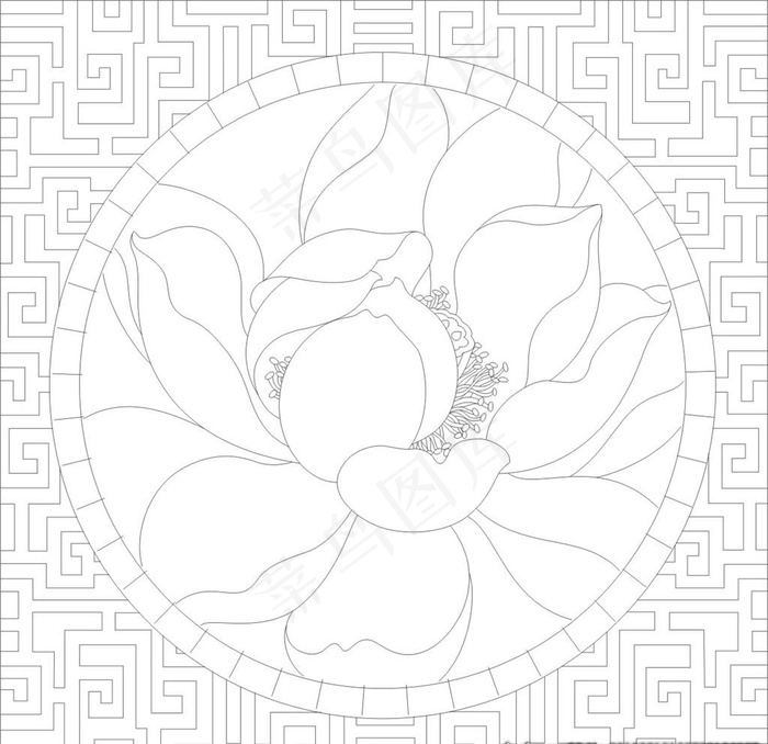 矢量花图片cdr矢量模版下载