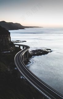 海边公路图片