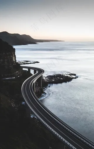 海边公路图片