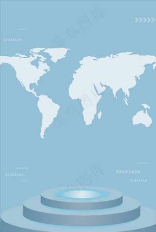 简约世界地图背景素材图片