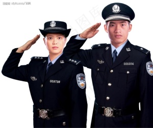 * 警察 警服 人物图片