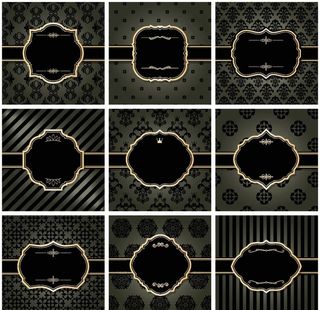 欧式复古边框 标签 边框 欧式图片