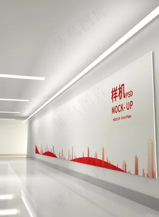 文化墙效果图图片