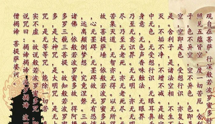 心经图片(3685X2268(DPI:72))psd模版下载