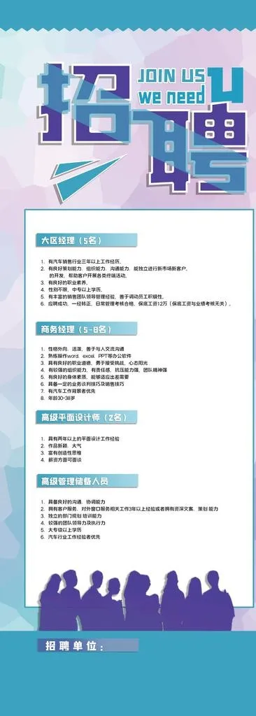 招聘图片(4134X10630(DPI:150))psd模版下载