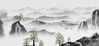 水墨山水图片