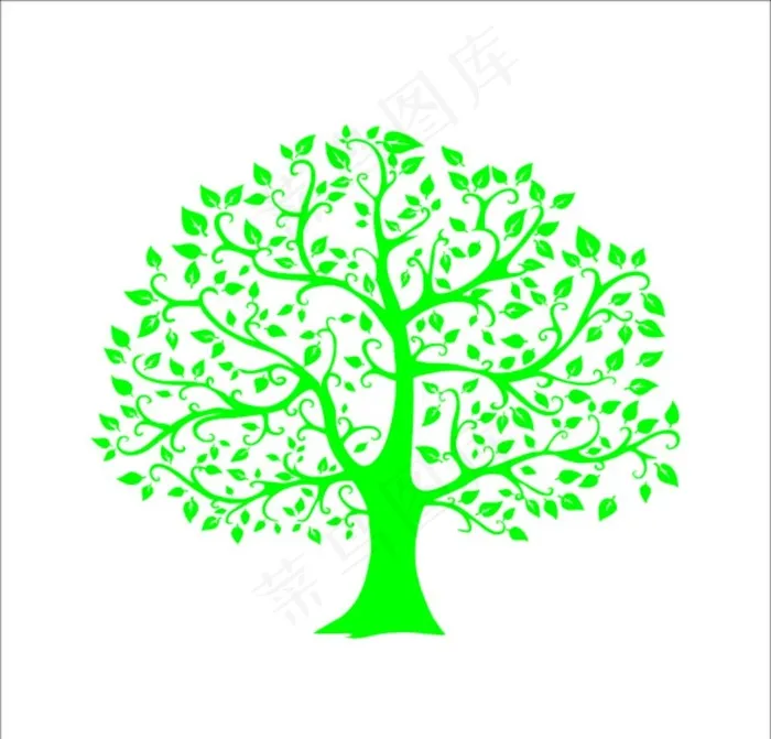 生命树矢量图图片cdr矢量模版下载