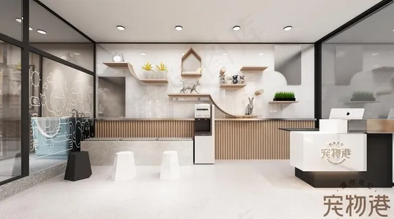 宠物店装修效果图图片