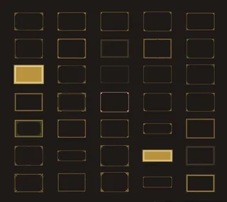 35款金色边框图片