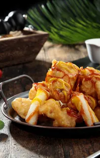 年糕炸鸡图片 年糕炸鸡图片