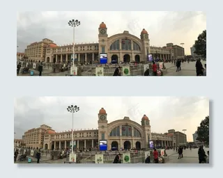 汉口火车站全景图片