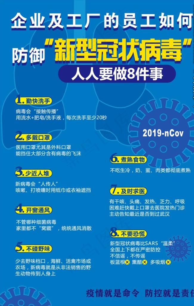 防御冠状病毒图片cdr矢量模版下载