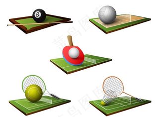 矢量运动项目素材图片