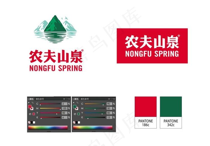 农夫山泉标志图片ai矢量模版下载
