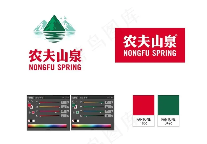 农夫山泉标志图片ai矢量模版下载