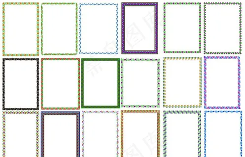 边框 花纹图片