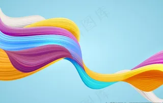 彩色流体底纹图片