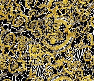 叶子 大牌 数码印花图片