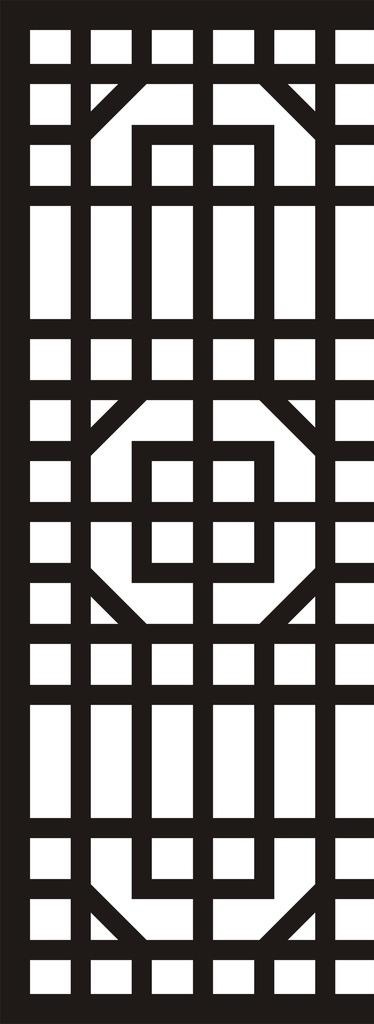镂空 花板  雕刻 家装 中式图片cdr矢量模版下载