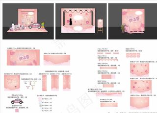 网红美食摊位图片