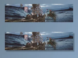 海盗船图片