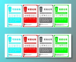 四大垃圾分类图片