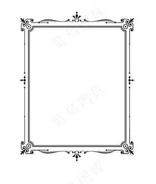 欧式边框 中式边框 外框图片