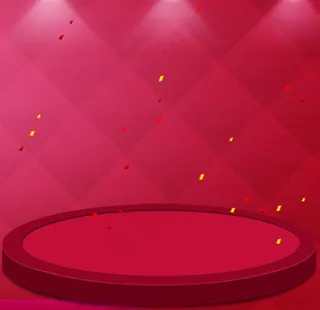 电商深红色舞台直通车背景图片