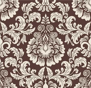 欧式花纹底纹背景矢量素材图片