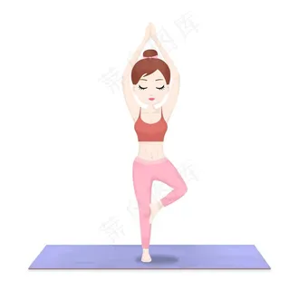 瑜伽 练瑜伽的人图片