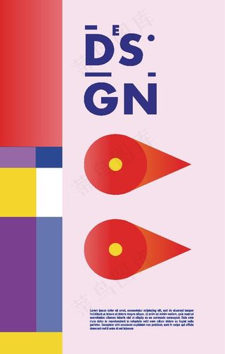 炫彩图形背景图片