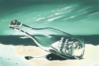 漂流瓶图片