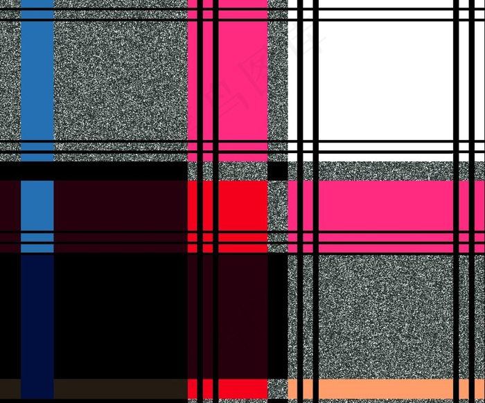 循环花型 服装印花 数码印花图片