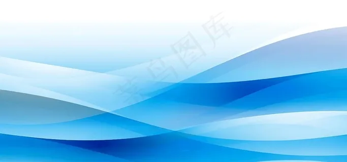 蓝色曲线背景图片