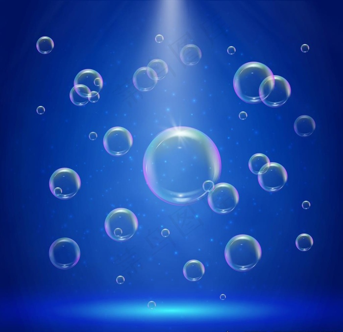 泡泡背景图片