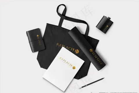 时尚办公用品样机图片