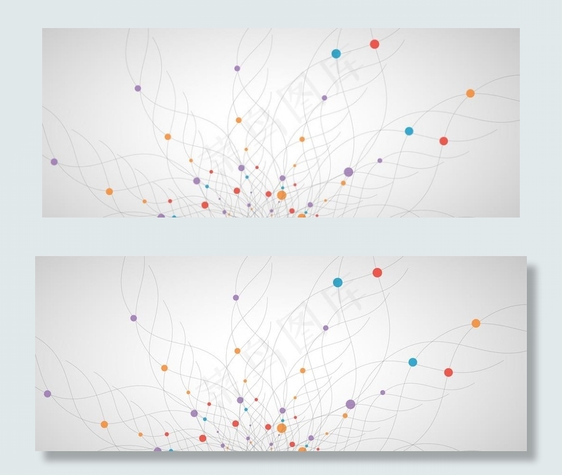 抽象几何大数据背景图图片