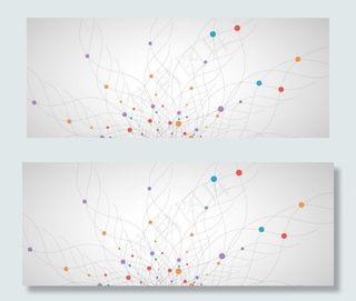 抽象几何大数据背景图图片