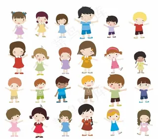 卡通孩子图片