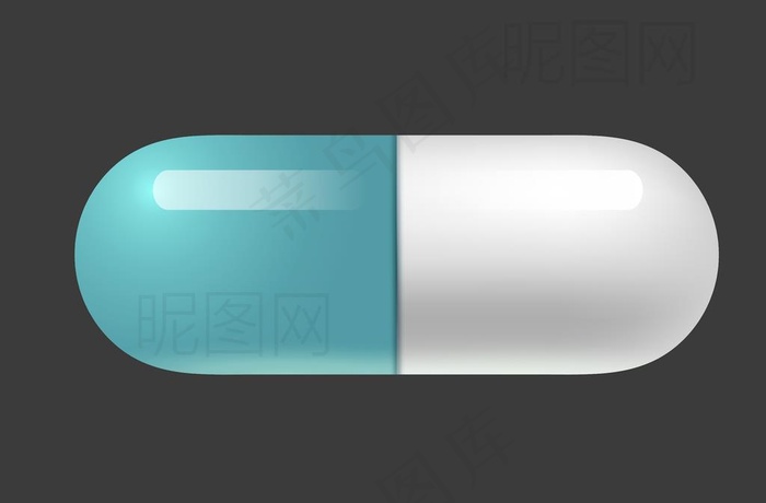 胶囊图片ai矢量模版下载